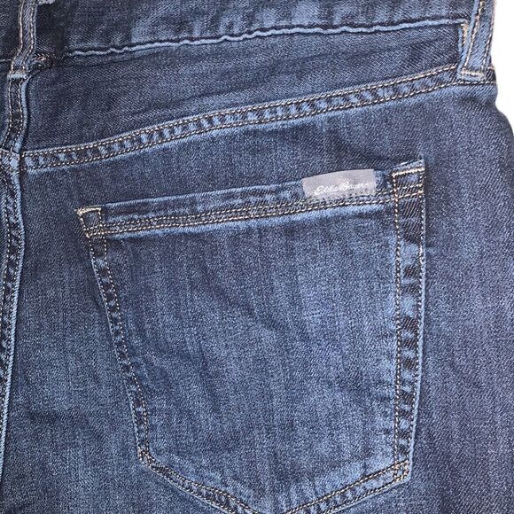 EUC WOMEN’S SIZE 12 EDDIE BAUER BOYFRIEND RELAXED FLANNEL HI-RISE JEANS - Picture 9 of 9